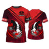 Maxcorners DJ Red Personalized 3D All Over Printed Shirt
