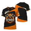 Maxcorners Custom Axe Throwing T-Shirt – Bold Fire & Crossed Axes, Gift for Axe Throwing Players MT2009