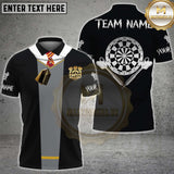 Maxcorners Darts Classic Strike Shield Design Multi Options Personalized Name, Team Name 3D Shirt