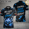Maxcorners Bowling Shirt Flaming Skull Strike Design Multicolor Options Personalized Name, Team Name 3D Shirt