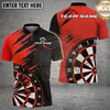 Maxcorners Darts Shirt Pink Bullseye Graphic Multicolor Options Personalized Name, Team Name 3D Shirt