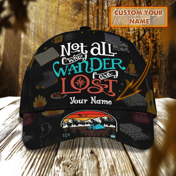 Maxcorners Personalized Funny Camping Cap, Camping Hat For Camper, Camping Accessory LM0402