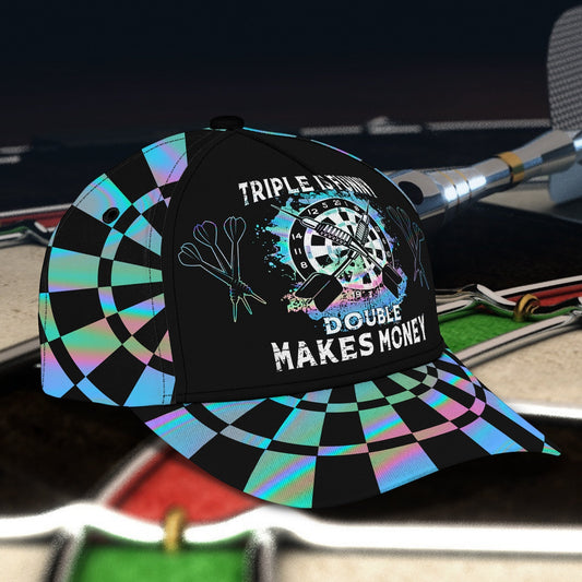 Maxcorners 3D Classic Cap Darts Holo Personalized Name Cap LM0402