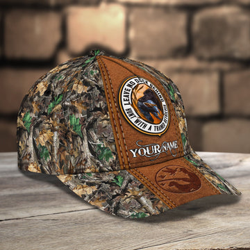 Maxcorners 3D Classic Cap Duck Hunt Personalized Name Cap Nama740 LM0402
