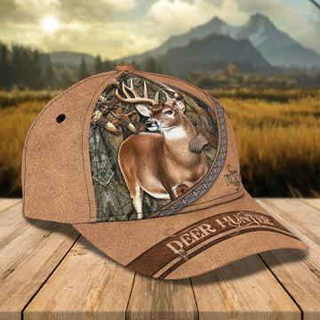 Maxcorners 3D Classic Cap Deer Hunterpersonalized Name Cap LM0402