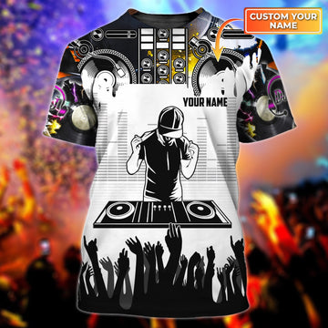 Maxcorners DJ Personalized 3D All Over Printed Shirt