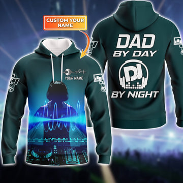 Maxcorners DJ Dad Personalized 3D All Over Printed Shirt