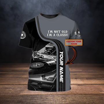 Maxcorners DJ Old Personalized 3D All Over Printed Shirt