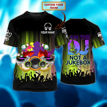Maxcorners DJ Jukebox Party Personalized 3D All Over Printed Shirt