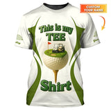 Maxcorners Personalized Name Funny Golf Shirt, This Is My Tee Shirt, Men’s Golf Shirts, Golf Gift For Golfers
