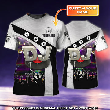 Maxcorners DJ is Life Personalized 3D All Over Printed Shirt