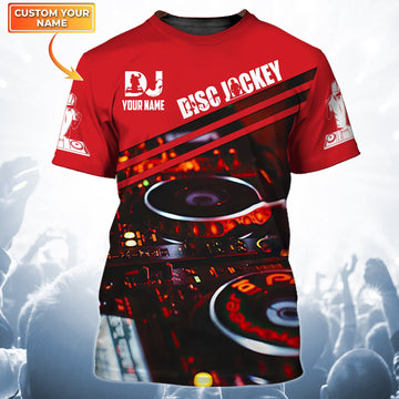 Maxcorners DJ R Personalized 3D All Over Printed Shirt