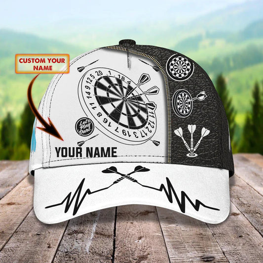 Maxcorners 3D Classic Cap Let'S Play Darts Personalized Name Cap LM0402