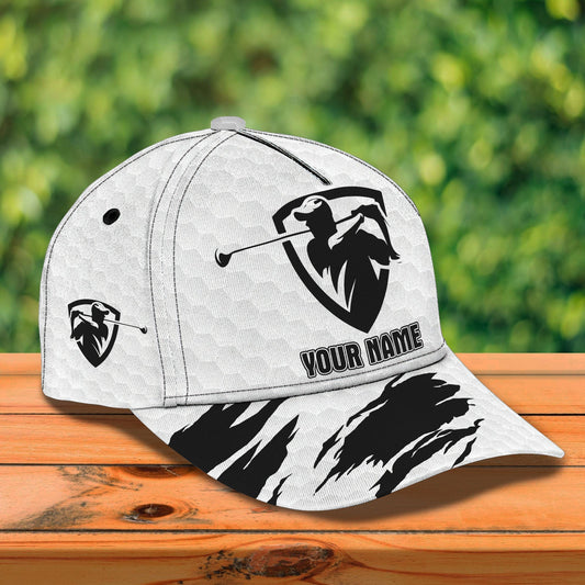 Maxcorners 3D Classic Cap Golf Personalized Name Cap Classic 4 LM0402