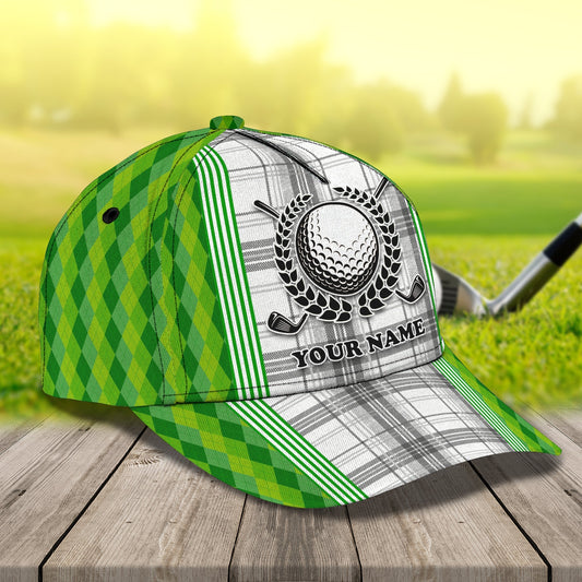 Maxcorners 3D Classic Cap Golf Personalized Name Cap 004 LM0402