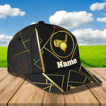 Maxcorners 3D Classic Cap Golf Personalized Name Cap 006 LM0402