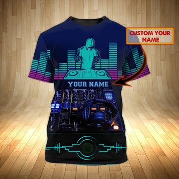 Maxcorners DJ Personalized 3D All Over Printed Shirt