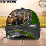 Maxcorners Hunting Style Metal Pattern Mesh Cap Personalized Name 3D Cap