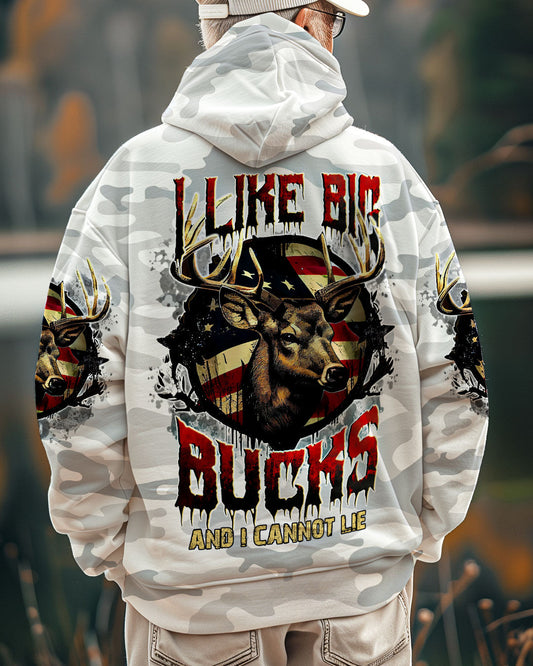 Maxcorners I Like Big Bucks And I Cannot Lie Hunting Camo All Over Print LM1601