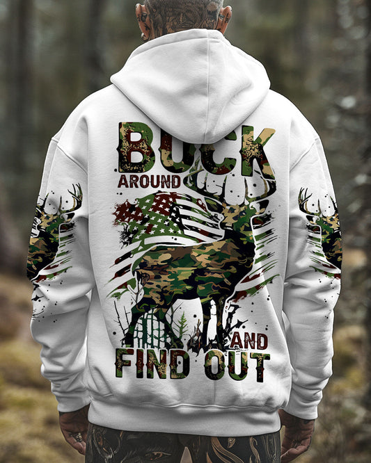 Maxcorners Buck Around And Find Out Deer Hunting All Over Print LM1601