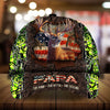 Maxcorners Papa Premium Hunter Camouflage 3D Multicolor Personalized Cap