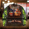 Maxcorners ewenig Deer Hunting Camouflage Pattern 3D Multicolor Personalized Cap