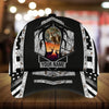 Maxcorners Deer Hunting US Flag Pattern 3D Multicolor Personalized Cap