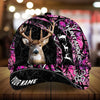 Maxcorners Huntaholic Amazing Deer Hunting Camo Pattern 3D Multicolor Personalized Cap