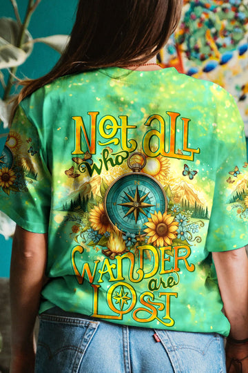 Maxcorners Not All Who Wander Are Lost All Over Print LM2101