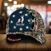 Maxcorners The Best Deer Hunting Star Camo Pattern 3D Multicolor Personalized Cap