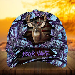 Maxcorners Premium Best Gash American Hunter Creepy Pattern 3D Multicolor Personalized Cap