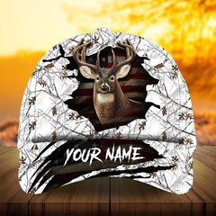Maxcorners Premium Best Gash American Hunter Creepy Pattern 3D Multicolor Personalized Cap