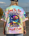 Maxcorners Smell The Sea Feel The Breeze Compass All Over Print LM1501