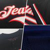 Maxcorners Custom Navy Old Gold-White Mesh Authentic Throwback Baseball Jersey LM2605