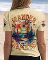 Maxcorners Wander Often Wonder Always Compass All Over Print LM2101