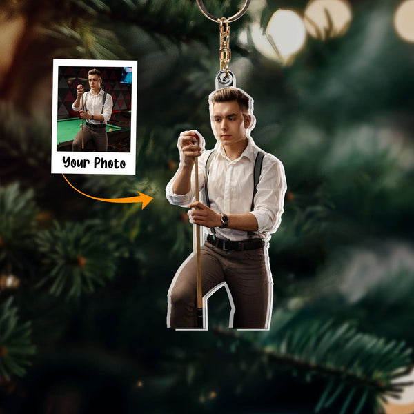 Maxcorners Personalized Billiards Halloween Woodland Magic Ornament