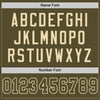Maxcorners Custom Olive Olive-Cream Mesh Authentic Salute To Service Football Jersey LM2605