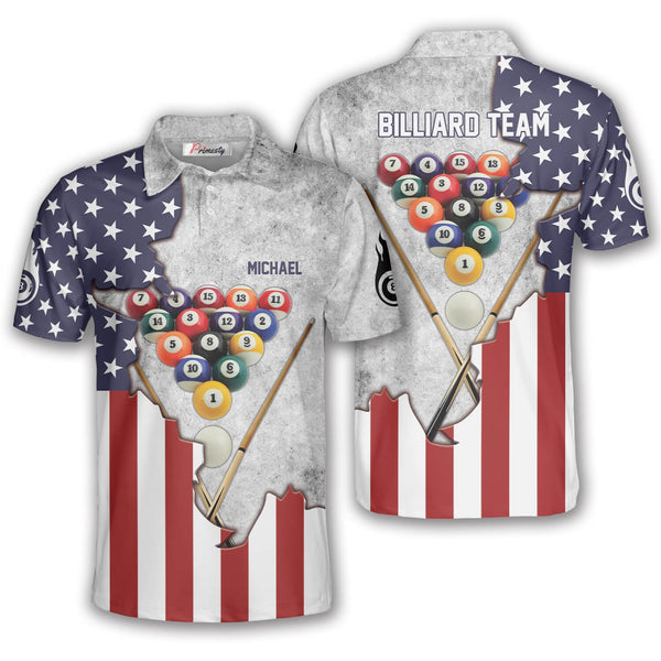 Maxcorners Patriots Player Billiard Personalized Name Unisex Shirt