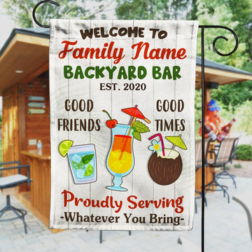 Maxcorners Family Backyard Bar Gardening Proudly Serving Flag VT16