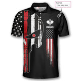 Max Corner Personalized Name and Team name Skull Art American Flag Pickleball 3D Polo Shirt