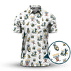 Maxcorners Whiskey Golf Shirt, Pattern Golf Polos For Men's, Golf Gift For Golfers