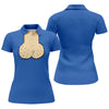 Maxcorners Blue Funny Dickhead Faux Chest Golf Shirt, Women’s Golf Apparel, Performance Golf Shirt LM1507