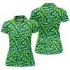 Maxcorners Golf Course Layout Golf Shirt, Fairway Water Hazard Pattern, Golf Shirt For Women LM1507