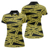 Maxcorners Funny Bad Driver Caution Tape Golf Polo Shirt, Golf Shirts For Women, Performance Golf Shirt LM1507
