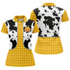 Maxcorners Cowboy Toy Hawaiian Golf Shirt, Cartoon Style Women's Golf Tops, Ladies Golf Shirts LM1507
