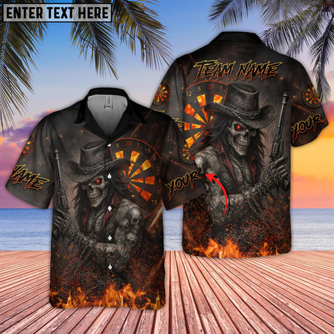 Maxcorners Darts Reaper Gunslinger Multicolor Customized Name, Team Name 3D Shirts For Thomas