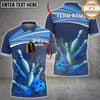 Maxcorners Bowling Strike Explosion Multicolor Customized Name, Team Name 3D Shirts