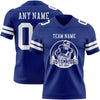 Maxcorners Custom Royal White Authentic Football Jersey LM2605