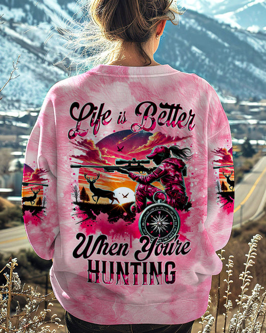 Maxcorners Life Is Better When You're Hunting All Over Print LM1601