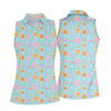 Maxcorners Tropical Cocktail Drinks Pattern Golf Shirt, Women’s Golf Apparel, Golf Tops For Women LM1507